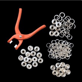 Resim Çıtçıt Takma Pensesi Seti Metal Druk Düğme Basma Aparatı Kumaş Ve Deri İçin Çıtçıt Presleme Pense Seti 1 