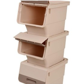 Resim Motek Mt05 Patateslik Soğanlık Tekerlekli Organızer Eşya Ve Erzak Kutusu 3x33 Litre 001 