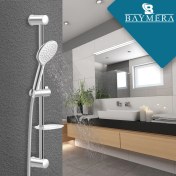 Resim Baymera Deluxe Chrome Sürgülü Duş Seti VLTM-6040 