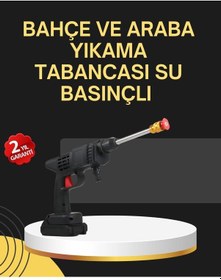 Resim 48v Şarjlı Basınçlı Yıkama Tabancası Köpük Ve Çift Nozul 2025 Model 