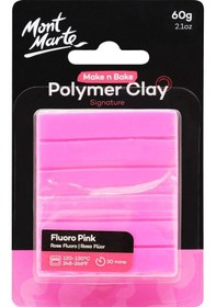 Resim Mm Make N Bake Polimer Kil Signature 60g - Fluoro Pink 