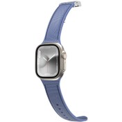 Resim Apple Watch Amazingthing Titan Swift Deri Dokulu Silikon Kordon 