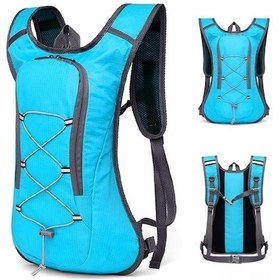 Resim Mavi Outdoor Su Torbalı Sırt Çantası - Bisiklet, Dağcılık, Koşu İçin Hafif, Su Geçirmez, Reflektif Özellikli Spor Çantası Mavi Mavi 