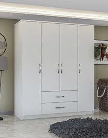 Resim Metalia Smartline 4 Kapı 2 Çekmeceli Gardrop 