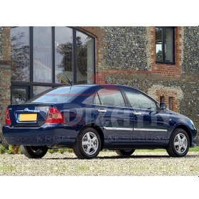 Resim S-Dizayn Toyota Corolla Uyumlu Krom Yan Kapı Çıtası 4 Prç 2002-2007 