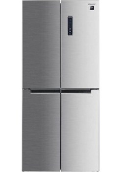 Sharp SJ-XG690G-SL A++ 556 LT No Frost Çift Kapılı Buzdolabı - Gümüş