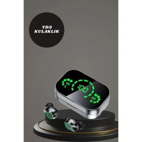 Resim 7 Kordonlu Akıllı Saat ve Aynalı Bluetooth Kulaklık Powerbank Dijital Göstergeli Arlstrtch-Tknd 