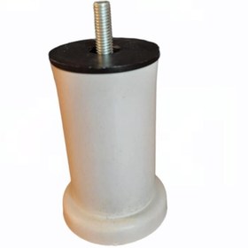 Resim Nobel Keson Baza Mobilya Ayağı Beyaz 10cm 