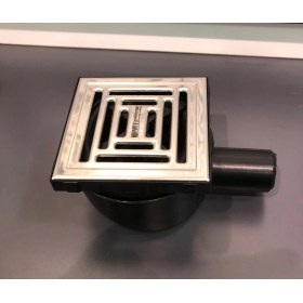 Resim Evimetal Unica 10X10 Klasik Yer Süzgeçi KYS.1.50.300.10.1.S.I 