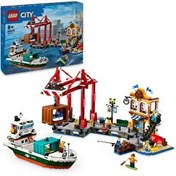 Resim LEGO City Yük Gemili Liman 60422 