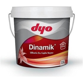 Resim Dyo Dinamik Silikonlu Dış Cephe Boyası 7.5 Lt Açık Krem 7.5 L 