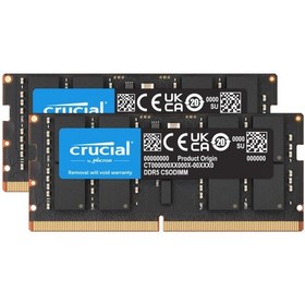 Resim Crucial 48gb 2x24 6400mhz Cl52 Ddr5 Ram Ct2k24g64c52cs5 