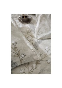 Resim Özdilek Algodon Tek Kişilik Lastikli Fitted Çarşaf Nevresim Takımı Bej Bej 