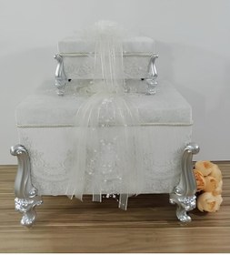 Resim Sonem Çeyiz Çeyiz Sandığı Söz Nişan Bohça Gelin Damat Sandık 2li 0664 