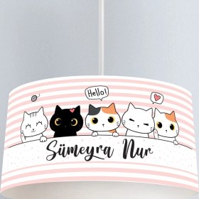 Resim instababyrooms Çocuk Odası Dijital Baskılı Tekli Modern Sarkıt Avize Special Model 0062 