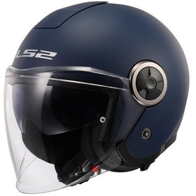Resim Ls2 Classy Açık Motosiklet Kaskı Mat Mavi 