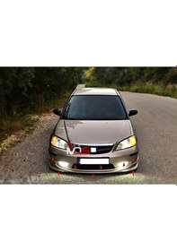 Resim Honda Civic Vtec 2 S2000 Uyumlu Ön Tampon Eki Karlık Makyajlı Kasa Boyasız Fiberglass Boyasız 