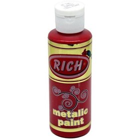 Resim Rich Akrilik Boya Metalik 120 CC Kırmızı 0746 