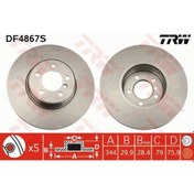 Resim TRW DF4867S Fren Diski Ön Range Rover III 02-12 Havalı 344Mm 