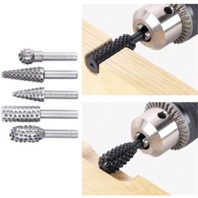 Resim Skygo ModaCar Ahşap Oyma Törpü Seti Tungsten 