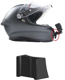 Resim HOGLU CRAFT AGV K6/K6s Aksiyon Kamera Kask Alt Çene Bağlantı Aparatı Go Pro Motosiklet ChinMount 