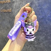 Resim OEMG Yeni Çizgi Film Animasyon Stitch Serisi Yumuşak Kauçuk Anahtarlık Bebek Çantası Kolye Anahtarlık Küçük Hediye (Yurt Dışından) 