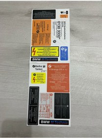 Resim Bmw E30 Etiket Takımı Sticker 