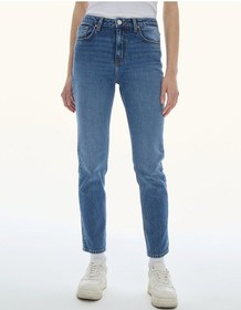 Resim Ltb Ronna X Yüksek Bel Dar Paça Slim Kadın Jean Pantolon 010095164015819 - 55278 Koyu Mavi 