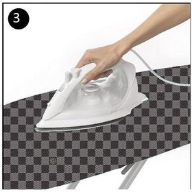 Resim King Xxl 165x56 Cm Gri Ütü Masası Kılıfı 