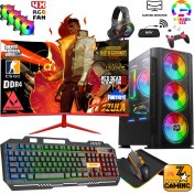 Resim Zeiron Iternal X7 Ryzen 5 3600 16GB 512GB Nvme M.2 SSD RTX3050 23.8" 165Hz Oyuncu Masaüstü Bilgisayar 
