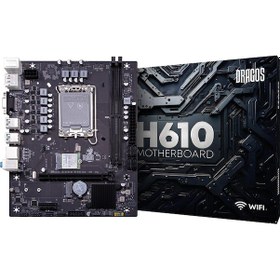 Resim Dragos Pro H610m-e M.2 Sata Wı-fı+bt Ddr4 3200mhz Usb 3.2 Hdmi Dp Vga Ses G.lan 1700p Anakart 