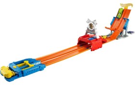 Resim Hot Wheels Yüksek Skor Atlayışı Yarış Seti Hızlı Geçiş Parkuru CFC30 