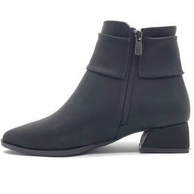 Resim Asya Kurdela Taş Detaylı Topuklu Kadın Bot Siyah 