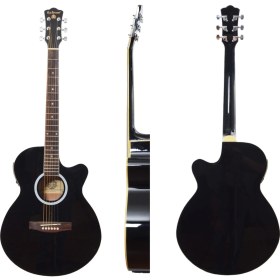 Resim Gitar Akustik Extreme Sahne Gitarı (XAC45EQ4BK) 