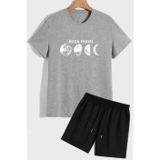 Resim Trendypassion Evren Temalı Şort T-Shirt Eşofman Takımı 