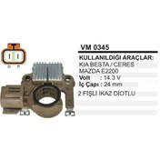 Resim Konjektor 12V Kia Besta Ceres Mazda E2200 B2500 504631051 