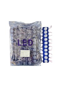 Resim 100 Adet 12 Volt 1.5 Watt Tek Lensli Mavi 3030 Led Modül Ip65 1 Paket 