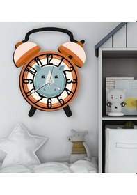Resim Bk Gift Kişiye Özel Hayvan Figürlü Retro Çalar Saat Tasarımlı Kabartma Figürlü Ahşap Çocuk Duvar Saati-5, Ev Dekoru, Çocuk Odası Aksesuar Bitmeyencom2 Çok Renkli 