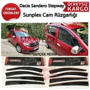 Resim Dacia Sandero Stepway Cam Rüzgarlığı Sunplex 4.Prç 