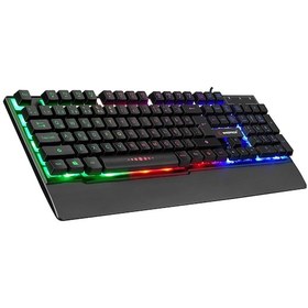 Resim Rampage KB-R66 Bubble Kablolu Gökkuşağı Aydınlatmalı Multimedya Oyuncu Klavye 