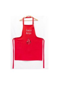 Resim Mutfak Önlüğü Kişiye Ve İsme Özel Nakışlı Mutfak Önlüğü Bisiklet Farklı Renkler Kırmızı 