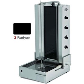 Resim Empero EMP.DN.210 Camlı Döner Ocağı Alttan Motorlu 3 Radyanlı Gazlı - Lpgli 