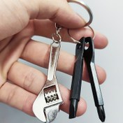 Resim Anahtarlık ile 3 adet Mini Taşınabilir Tornavida Seti - Ayarlanabilir Metal Cep Aleti Kiti, Kamp Aksesuarları için İdeal, Çok Fonksiyonlu Mini Anahtarlık - Araba, Bisiklet, Motosiklet Tamirinde Evrensel Alet - Ona Yaratıcı Hediye, Kamp Ekipmanı | Kompakt Alet Seti | Dayanıklı İnşaat, Cep Aleti Kiti 
