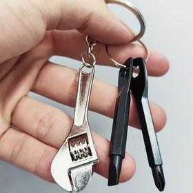 Resim Anahtarlık ile 3 adet Mini Taşınabilir Tornavida Seti - Ayarlanabilir Metal Cep Aleti Kiti, Kamp Aksesuarları için İdeal, Çok Fonksiyonlu Mini Anahtarlık - Araba, Bisiklet, Motosiklet Tamirinde Evrensel Alet - Ona Yaratıcı Hediye, Kamp Ekipmanı | Kompakt Alet Seti | Dayanıklı İnşaat, Cep Aleti Kiti 
