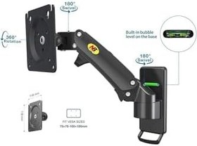 Resim Monster Aryond A24 V1.1 24Uyumlu" Monitör NB F120 Hareketli Duvar Askı Aparatı 