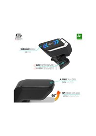 Resim S-dizayn Opel Mokka Abs Vidalı Kol Dayama Kolçak Gri 2012-2019 A+kalite 