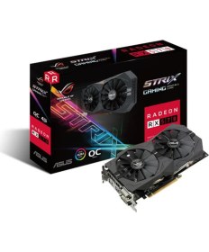 Resim Asus ROG STRIX Amd Radeon RX 570 4GB OC 256Bit GDDR5 (DX12) PCI-E 3.0 Ekran Kartı STRIX-RX570-O4G- Gaming 