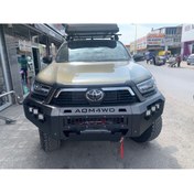 Resim Toyota Hilux Ön Demir Tampon Bumber Siyah Ledli Aqm-M50 