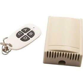 Resim Rf Uzaktan Kumandalı Röle 12v 4 Kanal Rf Alıcı Verici Transmitter Receiver 