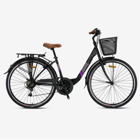 Resim TETRA 3.0 - 28 City Bike - 15' - 21 Vites - V.B. - Mat Siyah-Gri\u002FMor 